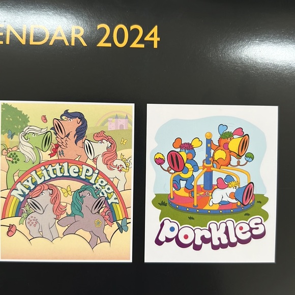 2024 Snort calendar classic toys, wall calendar featuring Snort and classic toys - Picture 5 of 16